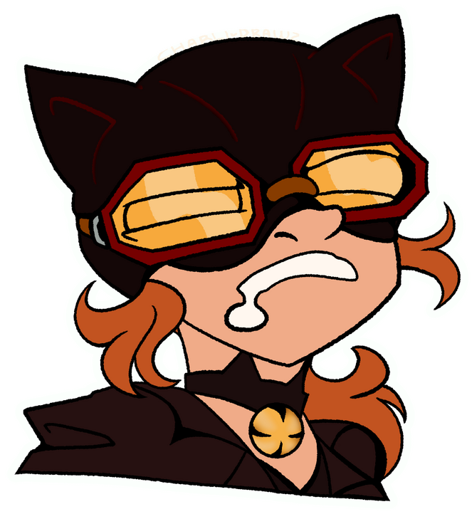 Blergh (PfP) Digital Render of Charli (2024) cosplaying Cat Woman